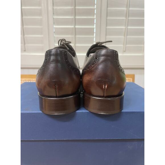 Massimo Matteo Firenze Men's Corazzano Wing Tip Dress Shoes  Size 9 NIB - Picture 9 of 14